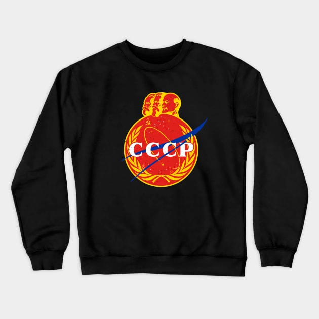 CCCP / NASA Crewneck Sweatshirt by Roufxis